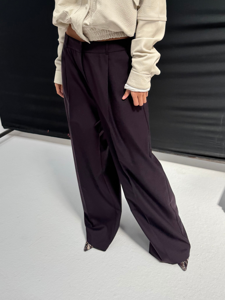 SPODNIE DEEP BURGUNDY