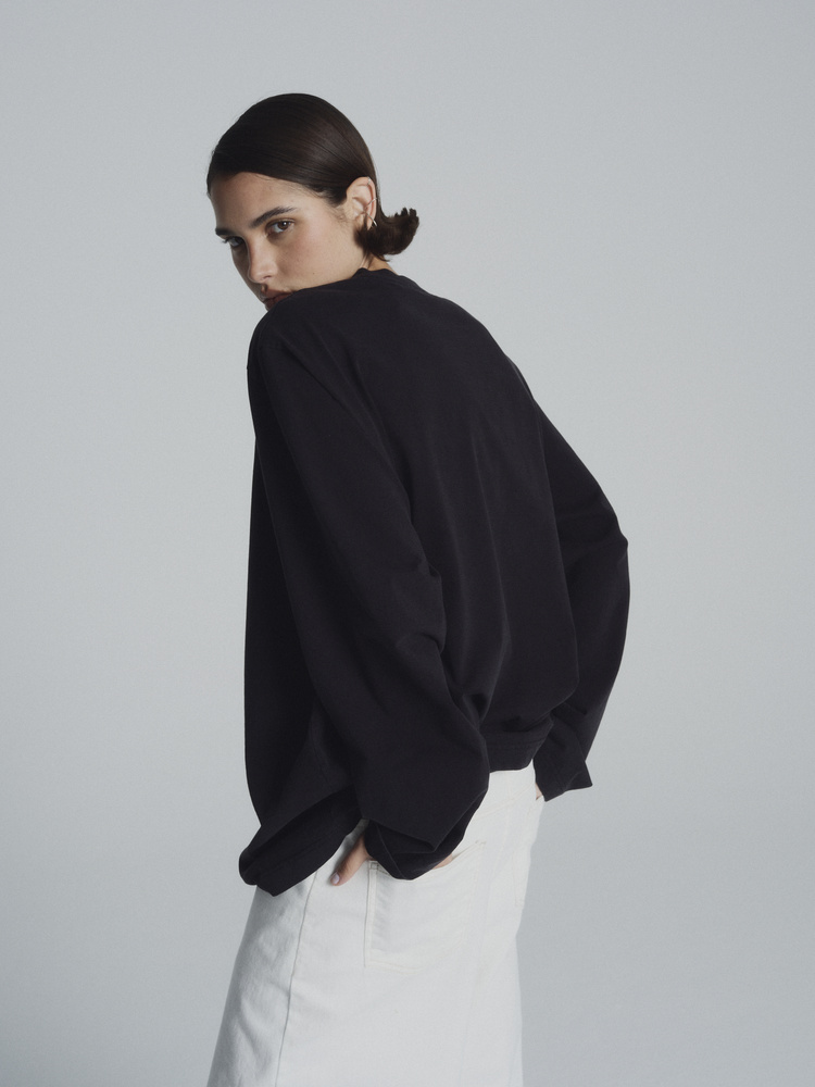 LONGSLEEVE SCULL DARK