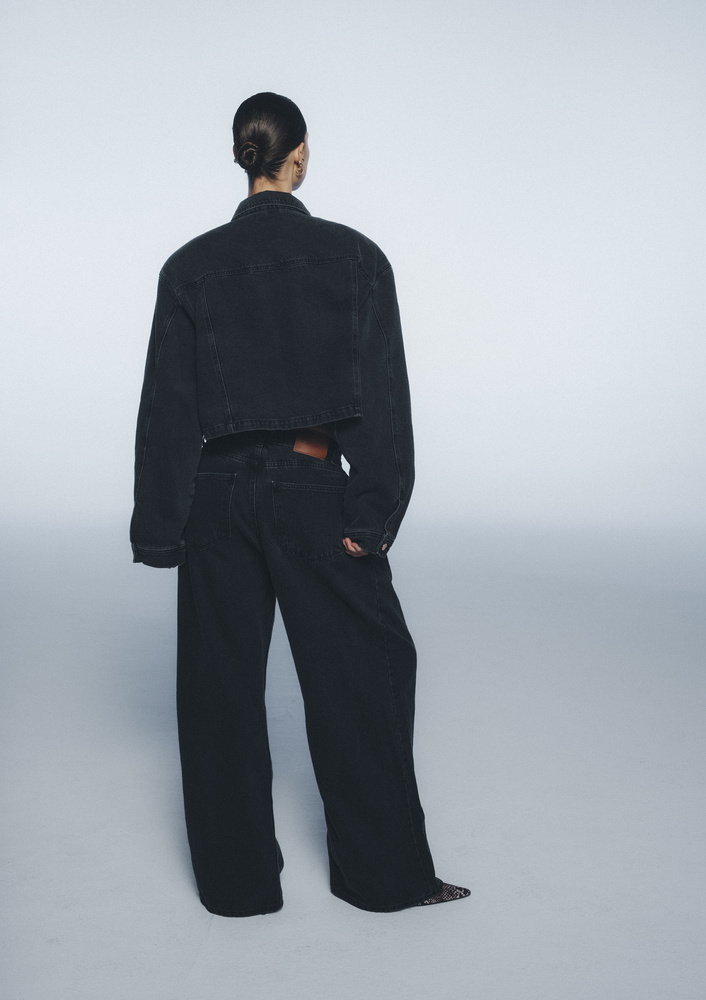JEANSY BOYISH VINTAGE BLACK TALL