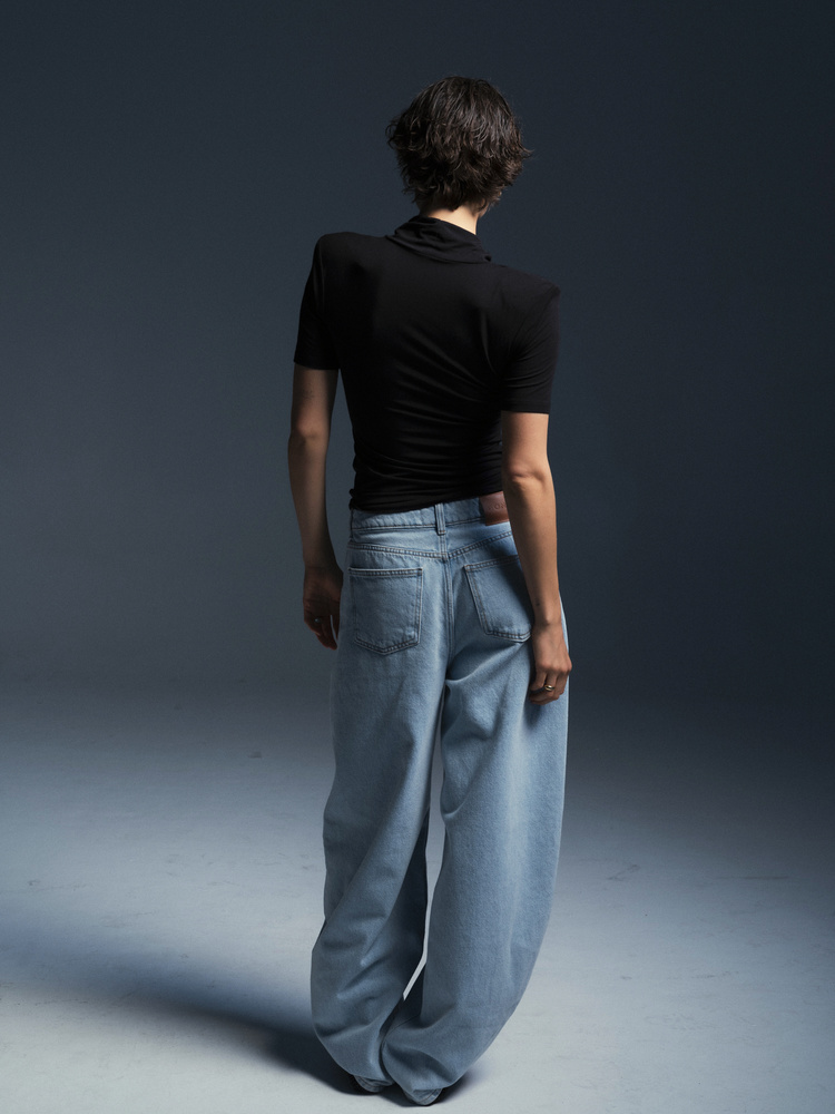 TURTLENECK DEVON SHORT CREAM