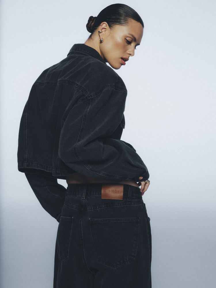 JEANSY BOYISH VINTAGE BLACK TALL