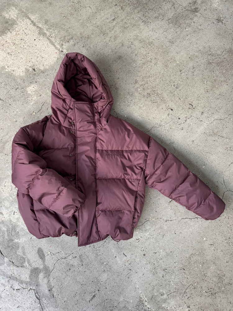 SOLVEN BURGUNDY DOWN JACKET