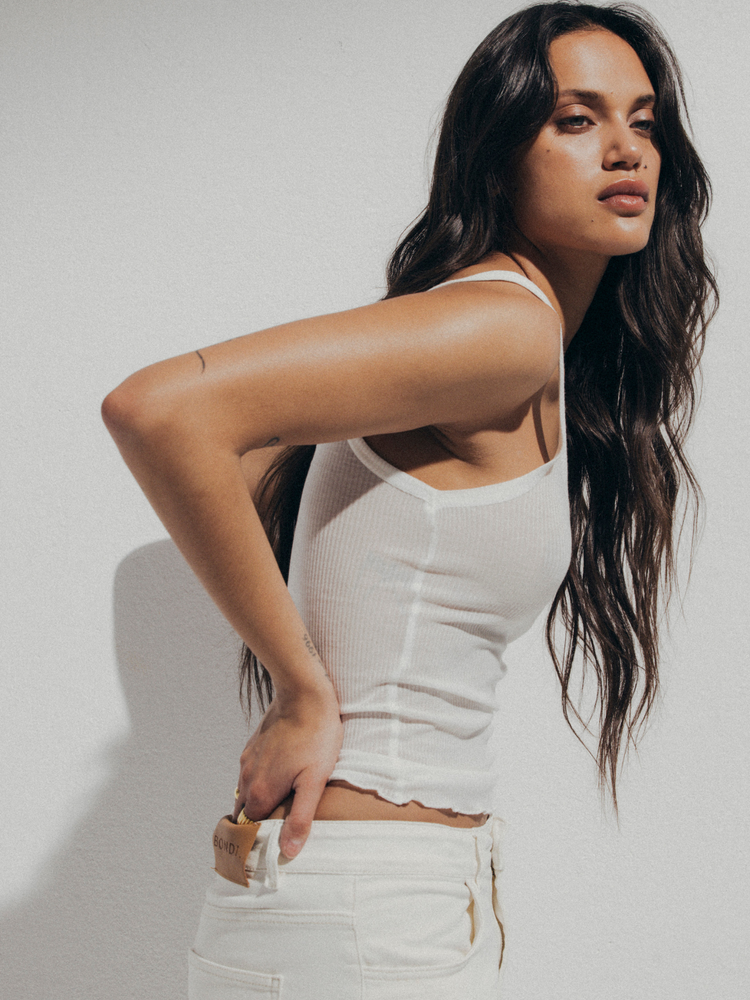 TINI TOP SHEER WHITE