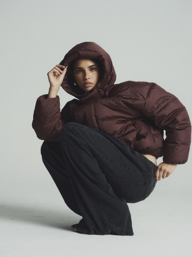 SOLVEN BURGUNDY DOWN JACKET