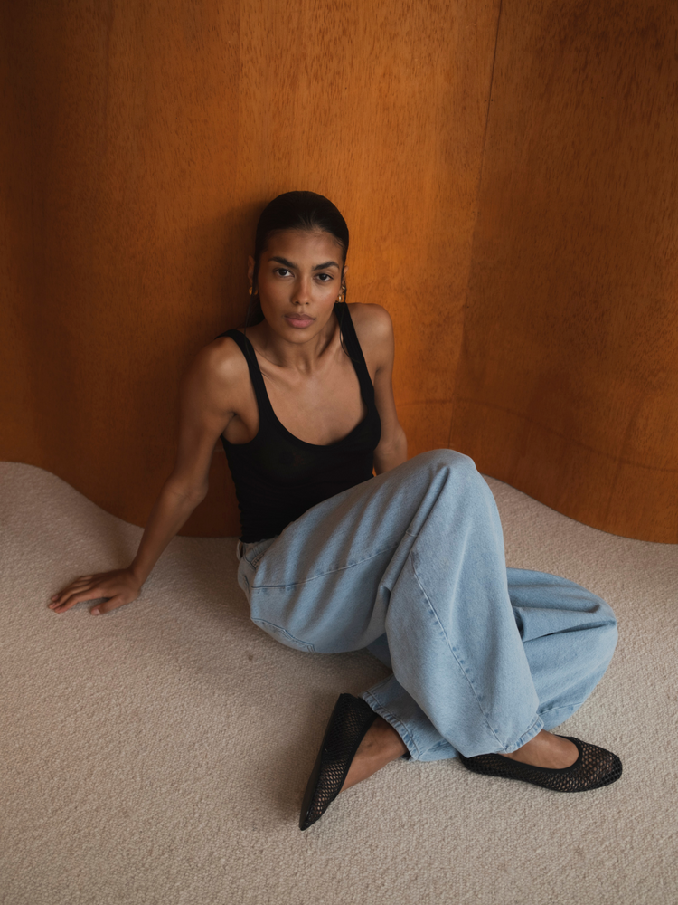 JEANSY SKATER BLUE TALL