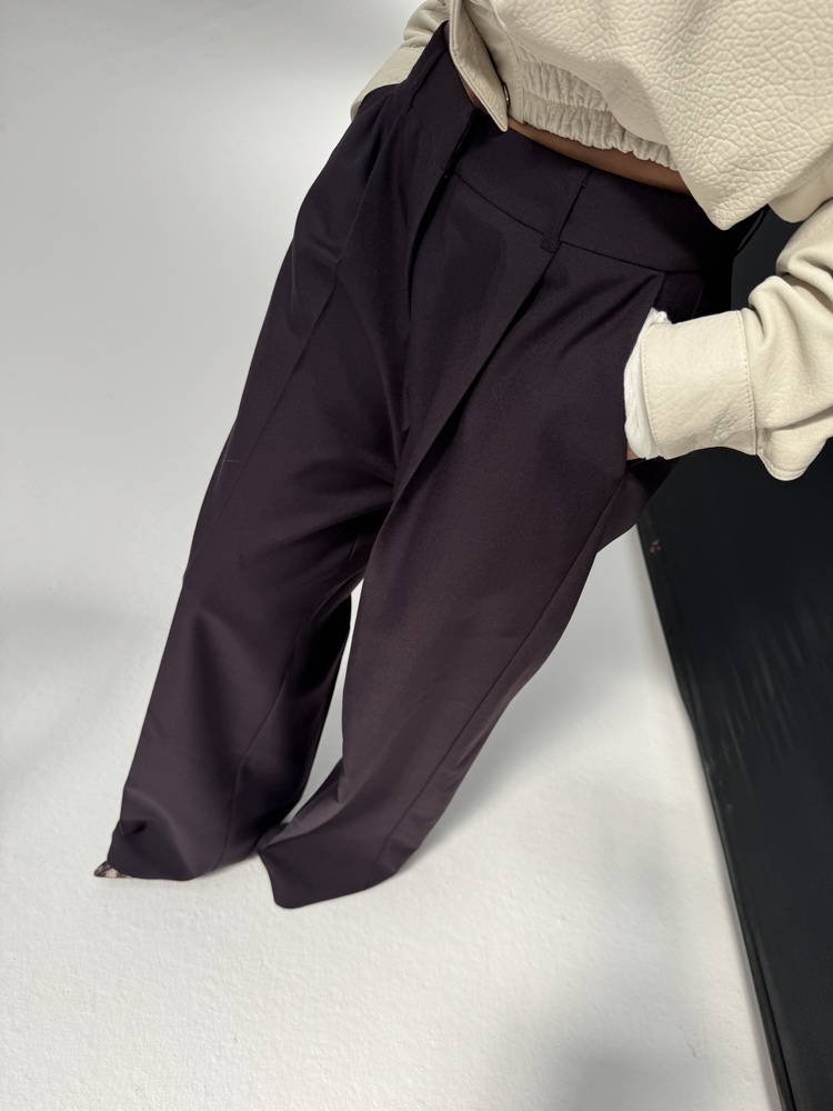 SPODNIE DEEP BURGUNDY